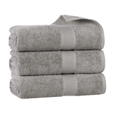 Oregon Organic Cotton Medium Weight Solid Bath Towel, Set of 3
